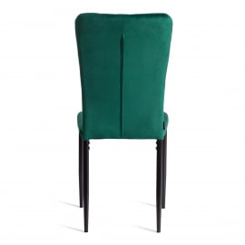 Стул VERTER (mod. BC577-DC) металл, флок, 41 х 52 х 95 см, Green (зеленый) HLR56 / черный