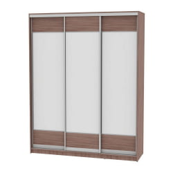 Шкаф-купе B-230х180х60-3(ЯШТ-D8D8D8)