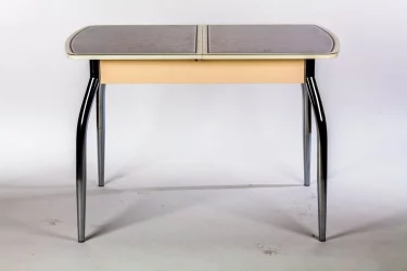 Стол обеденный Чикаго КЗ(6191) крем,завитки бронза