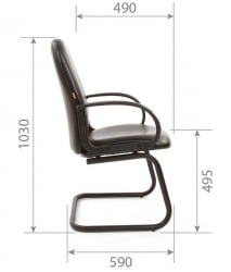 Офисное кресло Chairman 279В Черное / 279V