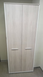 Шкаф для одежды 4 широкий, глубокий Deka 10.19.303 Дуб Сантана светлый/Белый