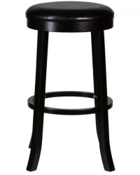 Круглый барный табурет DOBRIN BOB BAR (капучино, черный) 2 шт