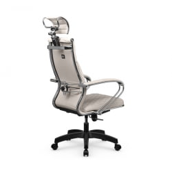 Кресло руководителя Metta L 2c 44C/K116 Infinity Easy Clean (MPES) Комплект 8 Светло-бежевое