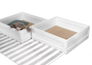 Ящик для детской кровати RooRoom яв-33С Серый