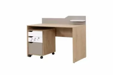 Детский стол Хаски 11 Дуб Ирландский Мокко Белый