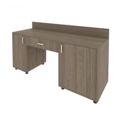 Стол с 2-мя тумбами и бортиком (правый) LIGHT С-СТ-170 Пр Вяз Благородный