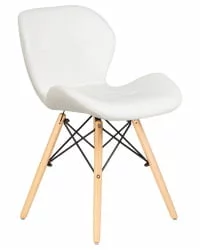 Мягкий стул DOBRIN BUTTERFLY Белый