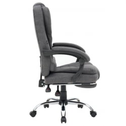 Кресло офисное с функцией вибромассажа CРОМЕКС (КРОМЕКС) Чилл МС-005 ткань серое / CROMEX Chill MS-005