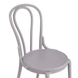 Стул THONET (mod. PL62) пластик, 42 x 52 x 89 см, Grey (Cерый) 09