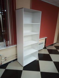 Шкаф 4 широкий открытый Deka 10.19.101 Дуб Сантана светлый/Белый