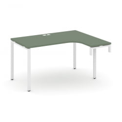 Стол-надставка на опорную тумбу (правый) CONCEPT CN.OSAN-001(R) Кобо Белый