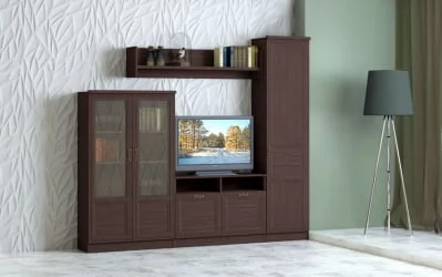 Шкаф угловой Лира 50 Дуб нортон темный