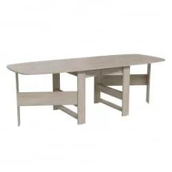 Большой обеденный стол 1-66 Дуб Сонома