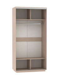 Шкаф-купе двухдверный Экспресс Хит Элемент 1200x2200h Дуб сонома