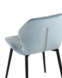 Стул Эдвин велюр пыльно-голубой 4 шт