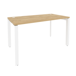 Стол рабочий на П-образном м/к ONIX O.MP-SP-3.7 Тиквуд Светлый/Белый
