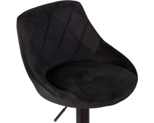 Стул барный DOBRIN LOGAN BLACK (черный велюр (MJ9-101)) 2 шт