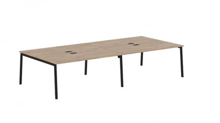 Бенч-система ЕДИС ЕЛВСТ 3516 Дуб Денвер светлый Черный / EDIS ELWST