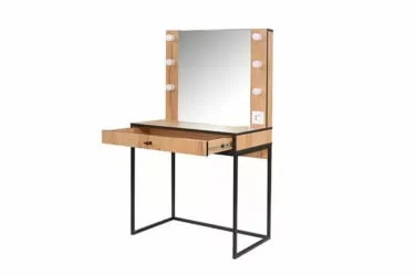 Туалетный стол Берген 2 Дуб Крафт Золотой Черный