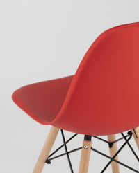 Стул Еамес Стйле ДСВ красный 4 шт. комплект (разборный каркас) / Eames Style DSW