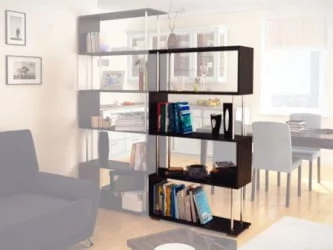 Стеллаж Зигзаг 2 венге