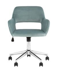 Кресло офисное ROSS велюр серо-зеленый