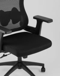 Кресло офисное TopChairs Petal черный