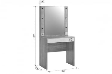 Трюмо Зара SMZ-03 дуб сонома/белый