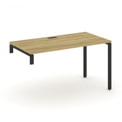 Стол надставка на опорную тумбу CONCEPT CN.OSN-003 Дуб Винченцо Черный