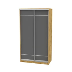 Шкаф-купе B-230х120х60-3(ДВ-Графит-D7D7)