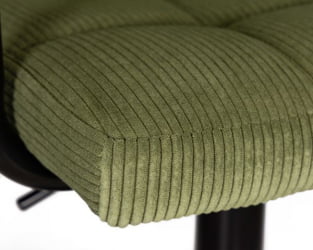 Стул барный ДОБРИН КРУГЕР АРМ БЛАCК (зеленый вельвет (ЛАР-Е2041-7)) 2 шт / DOBRIN KRUGER ARM BLACK (LAR-E2041-7))