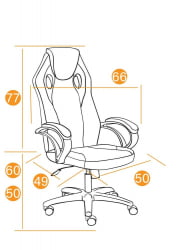 Кресло RACER GT MILITARY кож/зам/ткань, розовый/бордо, TW 13