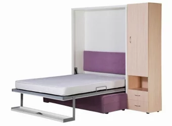 Кровать-трансформер Смарт 1 3-в-1 правый 1400 Ясень шимо темный