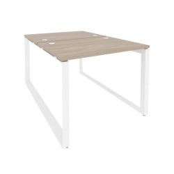 Рабочая станция на О-образном м/к ОНИКС О.МО-Д.РС-2.1.7 Дуб Аттик/Белый / ONIX O.MO-D.RS-2.1.7
