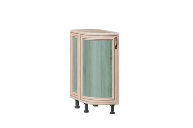 Тумба кухонная окончание 300 радиусная Кантри ЛД 235.121.000 Сономе эйч светлая