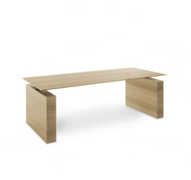 TESLA Стол письменный СВ.ЭВКАЛИПТ/ЧЕРНЫЙ 110 101 ECL-L BL