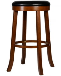 Круглый барный табурет DOBRIN BOB BAR (шоколад, черный) 2 шт