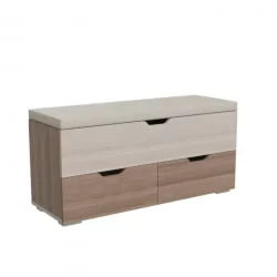 Тумба в прихожую Флинт 2-4201 Ясень шимо темный/светлый