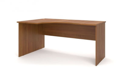 Стол компьютерный угловой Р.СКУ-14 (левый) Ясень темный