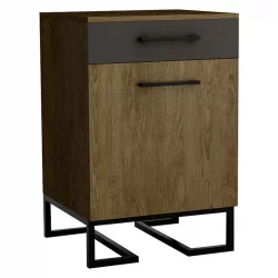 Тумба в прихожую Loft (ТОЯ) Дуб табак/Графит