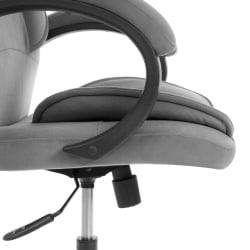 Кресло руководителя OREON metalBL велюр, серый, 29