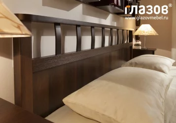 Кровать Люкс (900) Sherlock 50 Орех шоколадный (спальня)