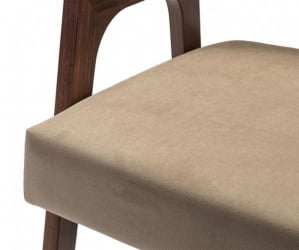 Кресло барное Baxter Б Beige/Темный орех