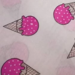 Балдахин для кроватки мороженки розовые