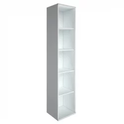 Стеллаж высокий угловой Рива А.СУ-1 Белый / Riva