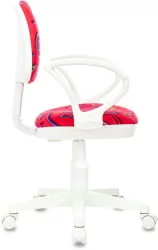 Кресло детское Бюрократ KD-3/WH/ARM/STICK-PK