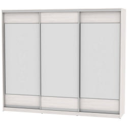 Шкаф-купе B-220х270х60-2(ЯАС-D8D8D8)