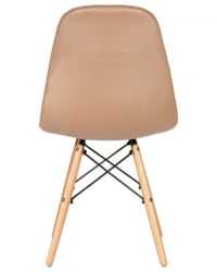 Стул обеденный ДОБРИН БЕННЕТ (ножки светлый бук, коричневый) 4 шт / DOBRIN BENNET