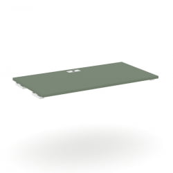 Стол-приставка к двум опорным тумбам/шкафам CОНCЕПТ CН.ОСПР-007 Кобо Белый / CONCEPT CN.OSPR-007