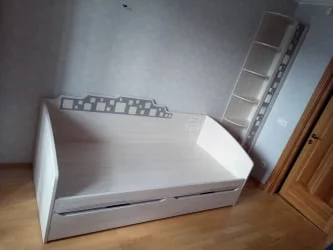 Детская кровать с бортиком Мегаполис 55.11 Сосна Астрид